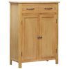 vidaXL Botn&iacute;k 76 x 37 x 105 cm masivn&iacute; dubov&eacute; dřevo