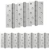 vidaXL Z&aacute;věs 16 ks 125 x 75 x 13 mm Stř&iacute;brn&aacute; Ocel