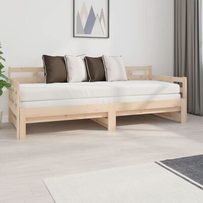 vidaXL Výsuvná postel masivní borovice 2x (80 x 200) cm