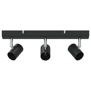 vidaXL Stropn&iacute; bodov&eacute; světlo s reflektory Čern&aacute; 38 x 6,5 x 11,5 cm Kov