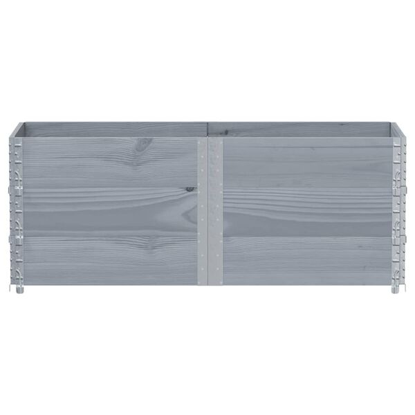 vidaXL Zahradn&iacute; truhl&iacute;k &scaron;ed&yacute; 150 x 50 cm masivn&iacute; borov&eacute; dřevo