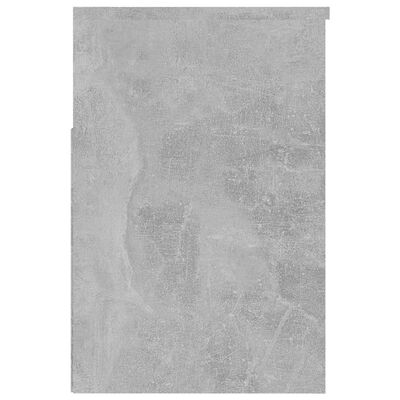 vidaXL Lavice s botníkem betonově šedá 60 x 30 x 45 cm dřevotříska
