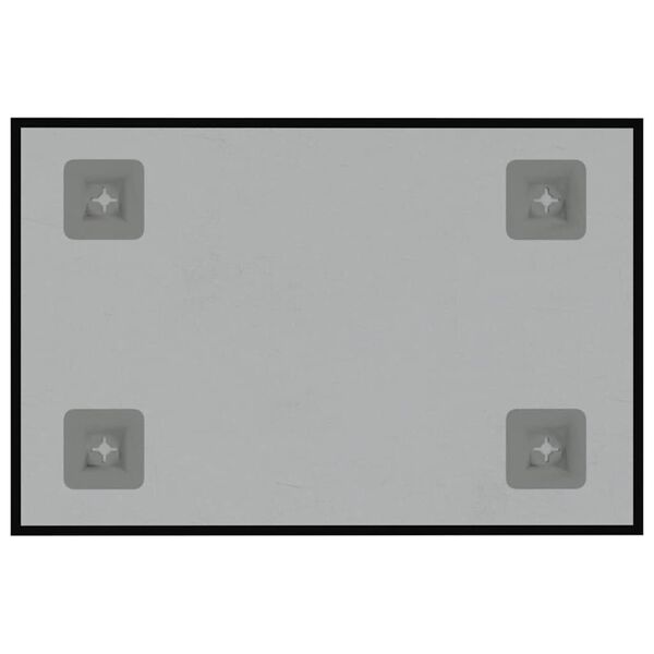 vidaXL Nástěnná magnetická tabule černá 30 x 20 cm tvrzené sklo