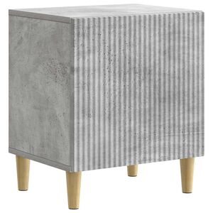 vidaXL Nočn&iacute; skř&iacute;ňka Betonově &scaron;ed&aacute; 43 x 34,5 x 50 cm Kompozitn&iacute; dřevo