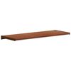 vidaXL Parapet okna Hněd&eacute; dřevo 100 x 35 x 4,5 cm PVC
