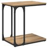 vidaXL Bočn&iacute; stůl Artisanov&yacute; dub 50 x 35 x 52 cm kompozitn&iacute; dřevo