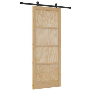 vidaXL Posuvn&eacute; dveře ORKDAL Př&iacute;rodn&iacute; 86 x 211 cm