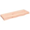 vidaXL Koupelnov&aacute; deska 80x30x(2-6) cm neo&scaron;etřen&eacute; masivn&iacute; dřevo