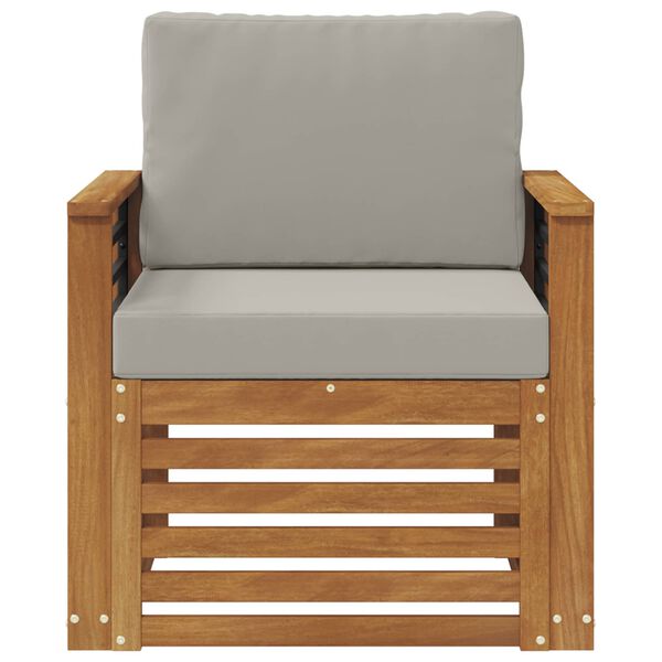 vidaXL Venkovn&iacute; pohovkov&aacute; souprava Př&iacute;rodn&iacute; 71 x 63 x 73 cm