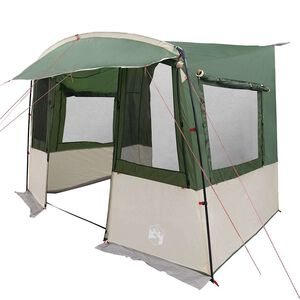 vidaXL Stan na zadn&iacute; dveře pro karavan Zelen&aacute; 352 x 250 x 240 cm
