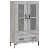 vidaXL Skř&iacute;ň highboard &scaron;ed&aacute; sonoma 69,5 x 31 x 115 cm kompozitn&iacute; dřevo