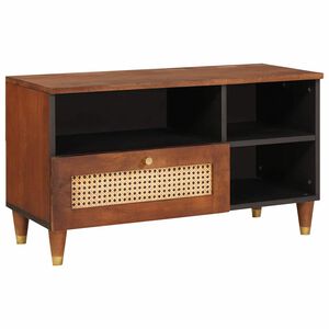 vidaXL Televizn&iacute; skř&iacute;ň Hněd&aacute; 80 x 33,5 x 46 cm Masivn&iacute; mangov&eacute; dřevo