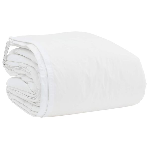 vidaXL Sada přikr&yacute;vek s pol&scaron;t&aacute;řem 3 pcs B&iacute;l&aacute; Peř&iacute;