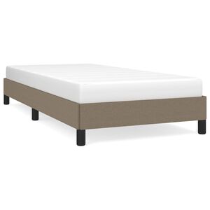 vidaXL R&aacute;m postele bez matrac&iacute; taupe 80x200 cm textil