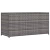 vidaXL Zahradn&iacute; &uacute;ložn&yacute; box &scaron;ed&yacute; 120 x 50 x 60 cm polyratan