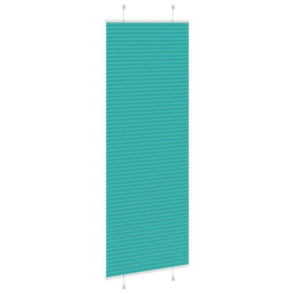 vidaXL Plisovan&aacute; roleta Benz&iacute;nov&aacute; zelen&aacute; 80x200 cm &Scaron;&iacute;řka l&aacute;tky 79,4 cm