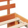 vidaXL R&aacute;m postele Voskově hněd&aacute; 100 x 200 cm Masivn&iacute; borov&eacute; dřevo