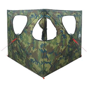 vidaXL Loveck&yacute; stan 145 x 145 x 150 cm Mask&aacute;čov&aacute; Polyester a ocel