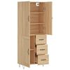 vidaXL Skř&iacute;ň highboard dub sonoma 69,5 x 34 x 180 cm kompozitn&iacute; dřevo