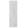 vidaXL Knihovna betonově &scaron;ed&aacute; 88,5 x 27,5 x 88 cm dřevotř&iacute;ska