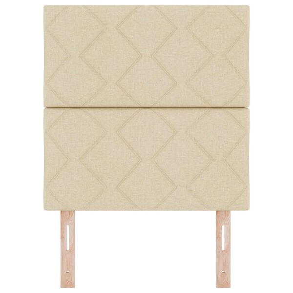 vidaXL Čelo postele s čelo Kr&eacute;mov&aacute; 80 cm Uměl&aacute; kůže