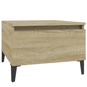 vidaXL Odkl&aacute;dac&iacute; stolek dub sonoma 50 x 46 x 35 cm kompozitn&iacute; dřevo