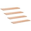 vidaXL Schodi&scaron;ťov&eacute; n&aacute;&scaron;lapy 4 ks 120 x 25 x 2 cm Př&iacute;rodn&iacute;