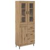 vidaXL Vysok&yacute; bufet 2 ks Artisanov&yacute; dub 69,5 x 34 x 180 cm