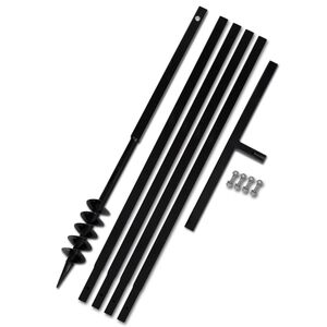 Zemn&iacute; vrt&aacute;k s rukojet&iacute; 80 mm, s n&aacute;stavci 5 m, ocel