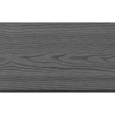 vidaXL Náhradní plotové desky 9 ks WPC 170 cm šedé