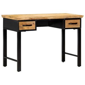 vidaXL Psac&iacute; stůl 110 x 50 x 76 cm masivn&iacute; mangovn&iacute;kov&eacute; dřevo