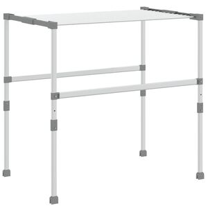 vidaXL Su&scaron;&aacute;k na pr&aacute;dlo 83 &times; (50&ndash;55) &times; (40&ndash;85) cm hlin&iacute;k