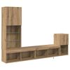 vidaXL Nábytkové stěny pro TV Nástěnný Artisanový dub kompozitní dřevo