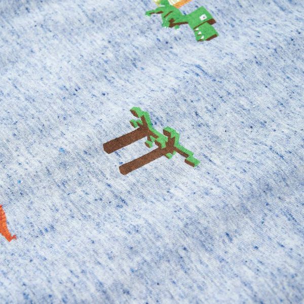 Dětsk&eacute; tričko modr&aacute; melanž 104