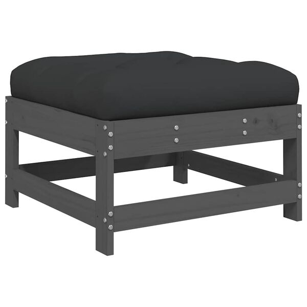 vidaXL Zahradn&iacute; podnožka s podu&scaron;kou &scaron;ed&aacute; masivn&iacute; borov&eacute; dřevo