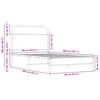 vidaXL R&aacute;m postele bez matrace 90x200 cm dub sonoma kompozitn&iacute; dřevo