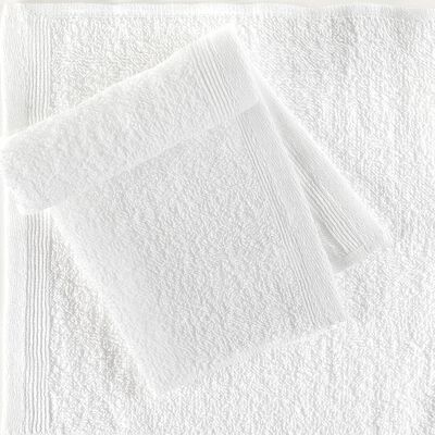 vidaXL Ručníky pro hosty 50 ks bavlna 350 g/m² 30 x 30 cm bílé