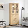 vidaXL Skř&iacute;ň highboard dub sonoma 69,5 x 34 x 180 cm kompozitn&iacute; dřevo