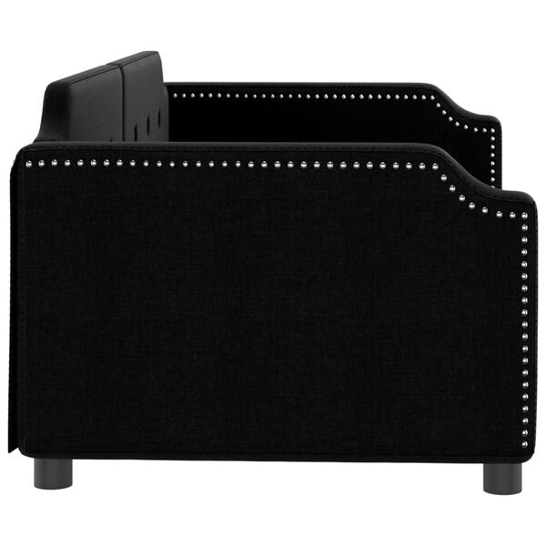 vidaXL V&aacute;lenda čern&aacute; 80 x 200 cm textil