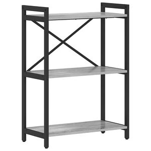 vidaXL Knihovna 60 x 30 x 85 cm Kompozitn&iacute; dřevo &Scaron;ed&aacute; sonoma