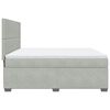 vidaXL Box spring postel s matrac&iacute; světle &scaron;ed&aacute; 180x200 cm samet
