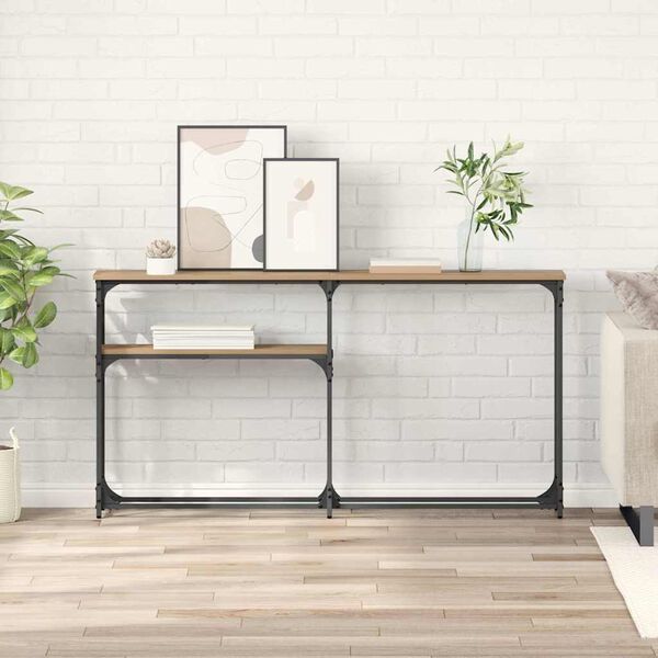 vidaXL Konsole Artisanov&yacute; dub 145 x 22,5 x 75 cm kompozitn&iacute; dřevo