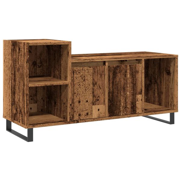 vidaXL TV skř&iacute;ňka old wood 100 x 35 x 55 cm kompozitn&iacute; dřevo