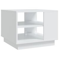 vidaXL Konferenční stolek bílý 55 x 55 x 43 cm dřevotříska