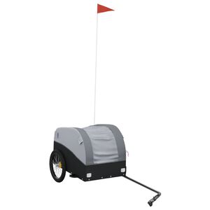 vidaXL Voz&iacute;k za kolo čern&yacute; a &scaron;ed&yacute; 30 kg železo