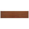 vidaXL Parapet okna Hněd&eacute; dřevo 100 x 20 x 4,5 cm PVC