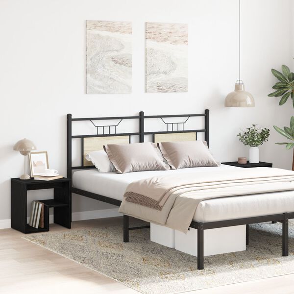 vidaXL Noční skříňka 2 pcs Černý dub 40 x 30 x 40 cm kompozitní dřevo