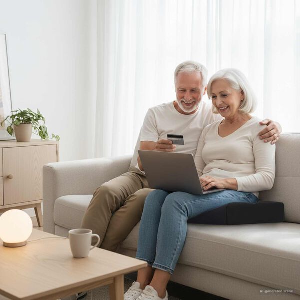 vidaXL Pol&scaron;t&aacute;ř na sed&aacute;k Čern&aacute; 40 x 40 x 11 cm PU pěna