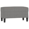 vidaXL Lavice tmavě &scaron;ed&aacute; 70x35x41 cm textil