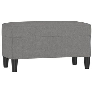 vidaXL Lavice tmavě &scaron;ed&aacute; 70x35x41 cm textil